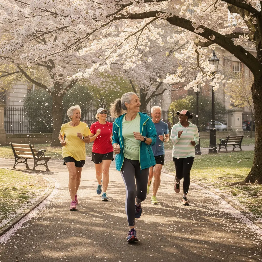 Cvičebná pomôcka ako podpora pre seniorov pri fyzických aktivitách.