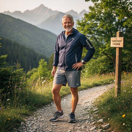 Zariadenie na cvičenie a pomôcky rozložené v obývacej izbe pre aktívne starnutie.